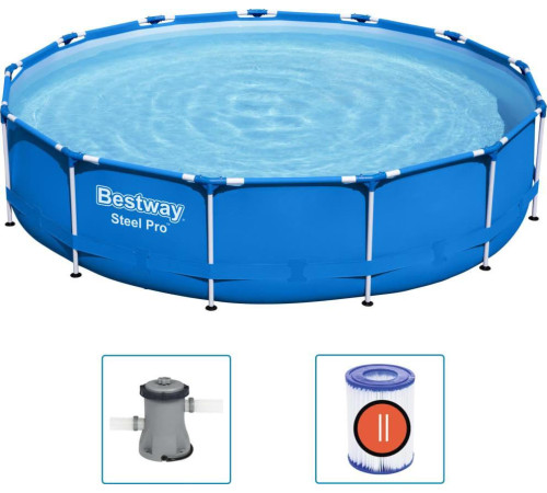 Басейн каркасний Bestway Steel Pro, 396 x 84 см Басейн каркасний Bestway Steel Pro, 396 x 84 см
