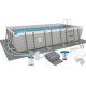Басейн каркасний прямокутний 18в1 Avenli Garden 549x305x122 см KIT - сірий