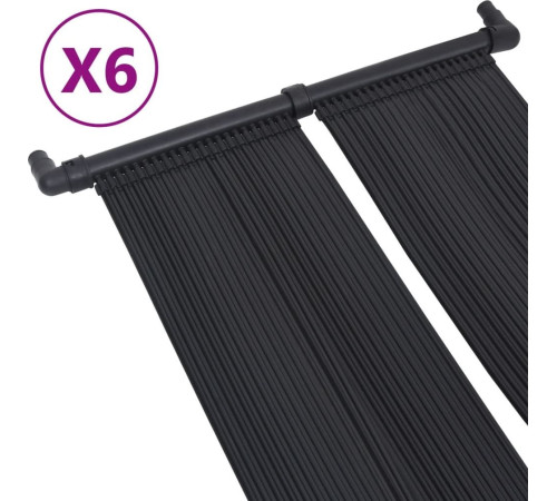 Сонячні панелі для обігріву басейну vidaXL 6 шт, 80x310 см