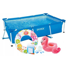 Басейн каркасний прямокутний INTEX 28270, 220 x 150 x 60 см