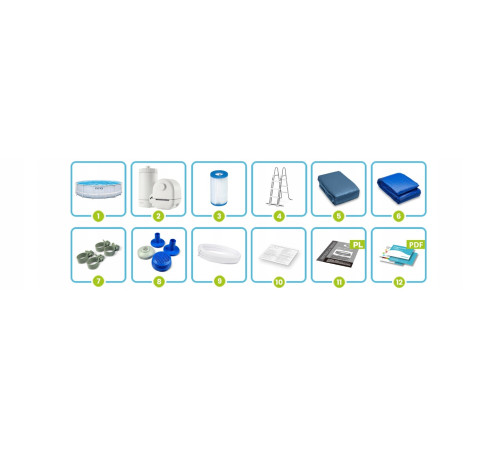 Басейн каркасний 12в1 Intex 26746 488 х 122 см