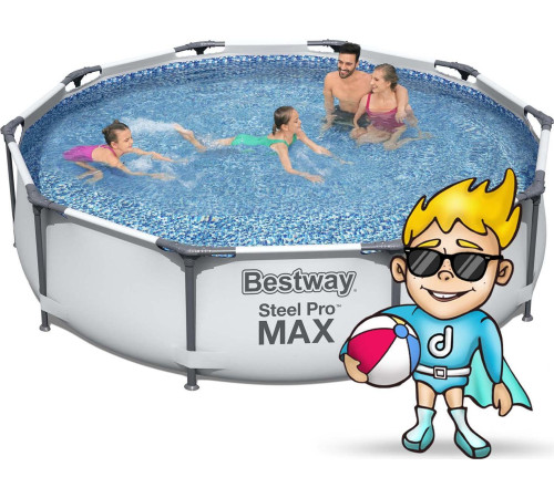 Басейн каркасний 4в1 Bestway 56406 Steel Pro 305 см Басейн каркасний 4в1 Bestway 56406 Steel Pro 305 см