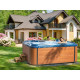 Джакузі-SPA садове Beliani Arcelia 180 см х 80 см, 4-місне