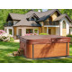 Джакузі-SPA садове Beliani Arcelia 180 см х 80 см, 4-місне