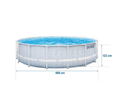 Basen ogrodowy stelażowy 488 x 122 cm 21w1 INTEX 26746