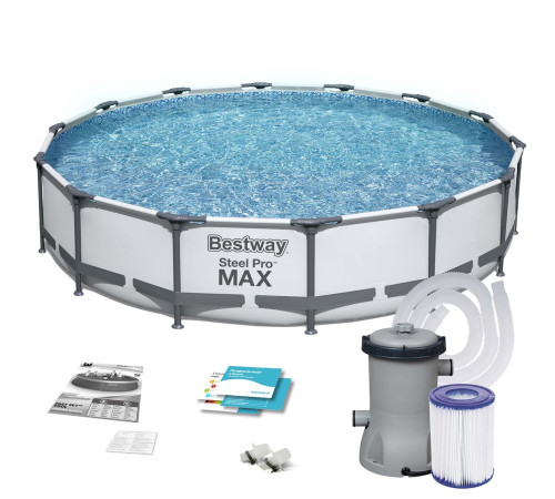 Басейн каркасний 9в1 Bestway 56595, 427 x 84 см Басейн каркасний 9в1 Bestway 56595, 427 x 84 см
