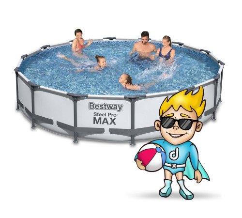 Басейн каркасний 9в1 Bestway 56595, 427 x 84 см Басейн каркасний 9в1 Bestway 56595, 427 x 84 см