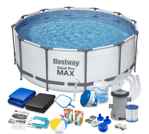Басейн каркасний 17в1 Bestway 56595, 427 x 84 см Басейн каркасний 17в1 Bestway 56595, 427 x 84 см