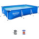 Басейн каркасний прямокутний 3в1 Bestway 56411 Steel Pro, 300 x 201 см