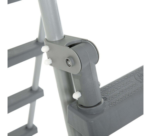 Басейн каркасний овальний 6в1 Bestway 56710 Power Steel 549x274 см - сірий
