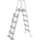 Басейн каркасний овальний 6в1 Bestway 56710 Power Steel 549x274 см - сірий