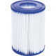 Басейн каркасний овальний 6в1 Bestway 56710 Power Steel 549x274 см - сірий