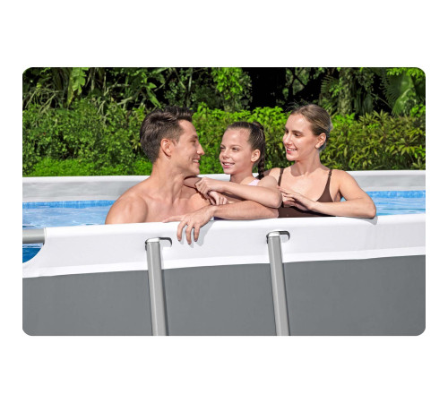 Басейн каркасний прямокутний 12в1 Bestway 56465, 549 x 274 x 122 см