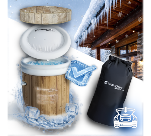 Ванна крижана inSPORTline FrostZen Pro II WDL, 85 х 75 см 375 л
