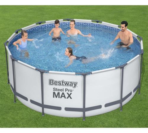 Басейн каркасний Bestway 92833 Steel Pro MAX 366 см - білий Басейн каркасний Bestway 92833 Steel Pro MAX 366 см - білий