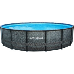 Басейн каркасний Marimex Florida Ratan 457 х 137 см, графітовий