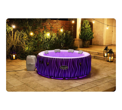 Джакузі-SPA надувне BESTWAY LAY-Z-SPA Hollywood AirJet 6-місне