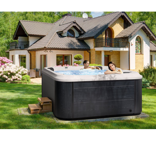 Джакузі-SPA садове Beliani Tularosa 210 см х 90 см, 5-місне Джакузі-SPA садове Beliani Tularosa 210 см х 90 см, 5-місне