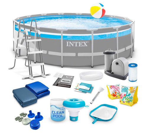 Басейн каркасний 17в1 INTEX 26730, 488 х 122 см