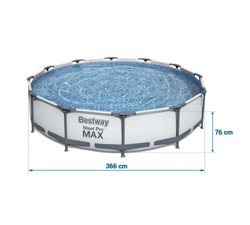 Басейн каркасний 9в1 Bestway 56416 366 x 76 см
