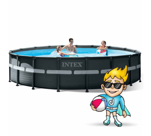 Basen ogrodowy stelażowy 549 x 132 cm 21w1 INTEX 26330