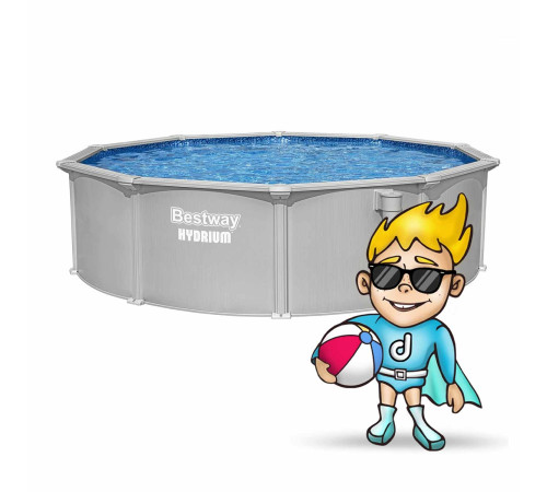 Basen ogrodowy panelowy całoroczny 457 x 122 cm 13w1 Bestawy 56384