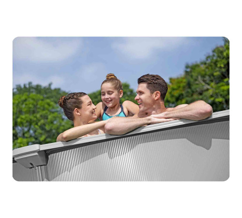 Basen ogrodowy panelowy całoroczny 457 x 122 cm 13w1 Bestawy 56384