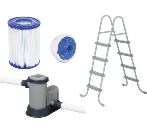 Басейн каркасний прямокутний Bestway 56465, 549 x 274 см - білий