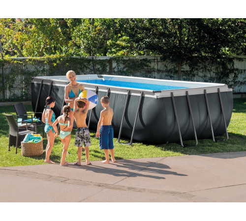 Basen ogrodowy stelażowy 549 x 274 x 132 cm 18w1 INTEX 26356