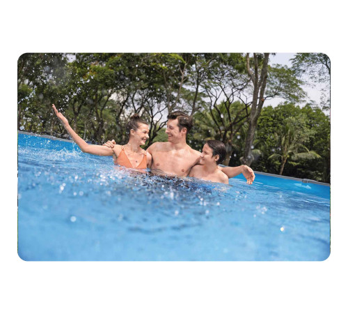 Basen ogrodowy panelowy całoroczny 549 x 132 cm 13w1 Bestawy 561CS