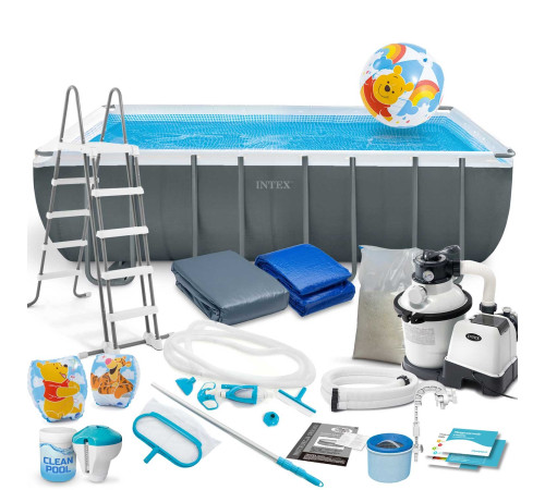 Basen ogrodowy stelażowy 549 x 274 x 132 cm 21w1 INTEX 26356