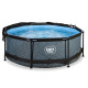 Басейн каркасний EXIT з тентом 244 х 76 см "камінь"