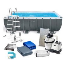 Basen ogrodowy stelażowy 549 x 274 x 132 cm 12w1 INTEX 26356