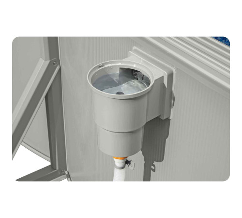 Basen ogrodowy panelowy całoroczny 500x366x122 cm 13w1 Bestawy 56586