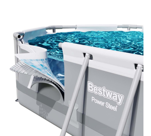 Басейн каркасний овальний 18в1 Bestway 56448 + піноутворювач 488 x 305 x 107 см