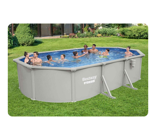 Basen ogrodowy panelowy całoroczny 610x366x122 cm 13w1 Bestawy 56369