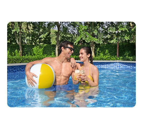 Basen ogrodowy panelowy całoroczny 610x366x122 cm 13w1 Bestawy 56369