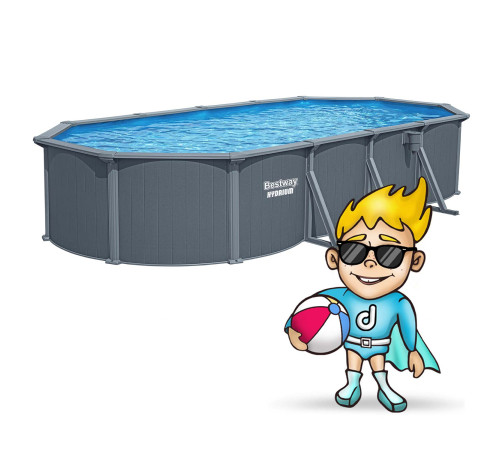 Basen ogrodowy panelowy całoroczny 732x366x132 cm 13w1 Bestawy 561CW