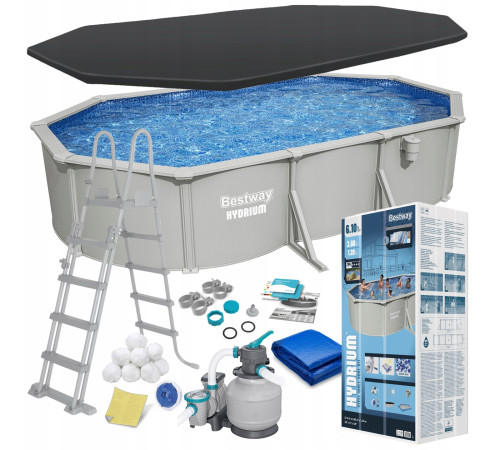 Басейн каркасний 13в1 Bestway Hydrium 561CW 732 х 366 х 132 см