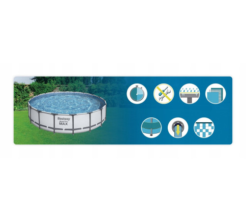Басейн каркасний Bestway Steel Pro MAX 549 х 122 см Басейн каркасний Bestway Steel Pro MAX 549 х 122 см