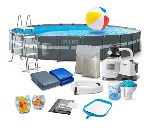 Basen ogrodowy stelażowy 732 x 132 cm 17w1 INTEX 26340