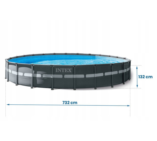 Басейн каркасний 17в1 Intex 26340 732 х 132 см