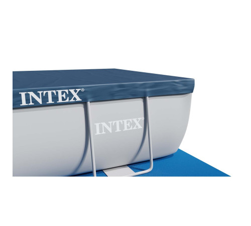 Басейн каркасний овальний 21в1 INTEX 26796, 503 x 274 x 122 см, сірий