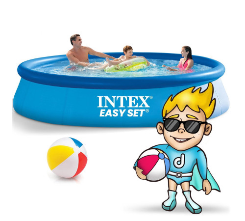 Басейн надувний 3в1 INTEX 28122, 305 x 76 см