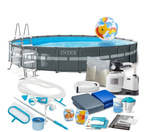 Basen ogrodowy stelażowy 732 x 132 cm 20w1 INTEX 26340