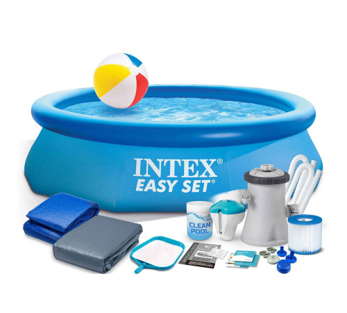 Басейн надувний 16в1 INTEX 28122, 305 x 76 см, блакитний