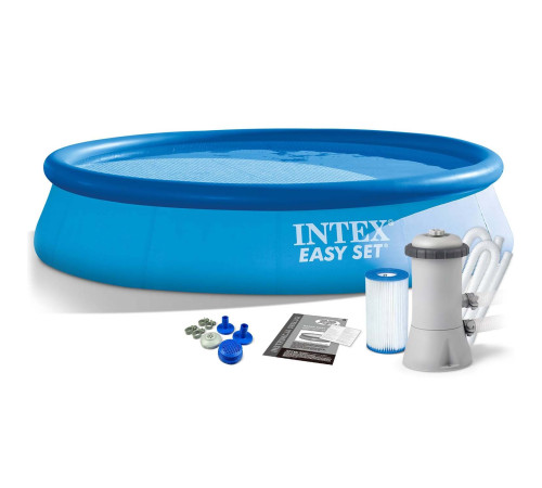 Басейн надувний 3в1 INTEX 28132, 366 x 76 см, блакитний