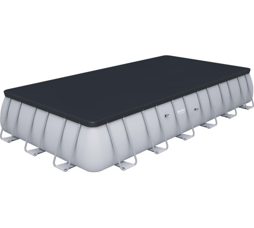 Басейн каркасний прямокутний Bestway 56475, 732 x 366 x 132 см - білий