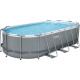 Басейн каркасний овальний 12в1 Bestway 56710 Power Steel, 549 x 274 см - сірий