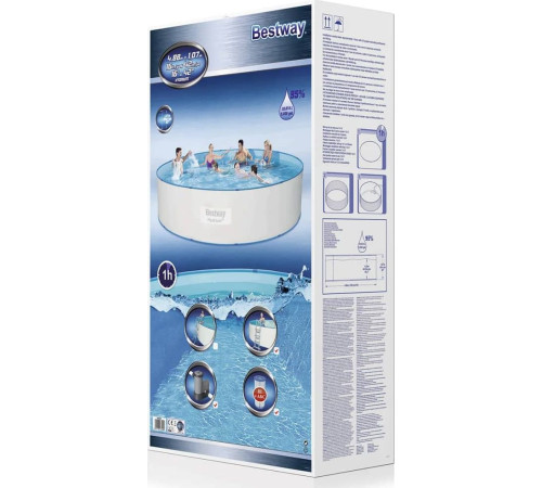 Басейн каркасний 3в1 Bestway 56386 Hydrium 460 см - білий Басейн каркасний 3в1 Bestway 56386 Hydrium 460 см - білий